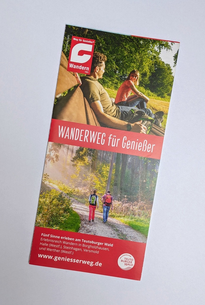 Weg für Genießer- 5 Sinne erleben im Teutoburger Wald (Infoflyer)