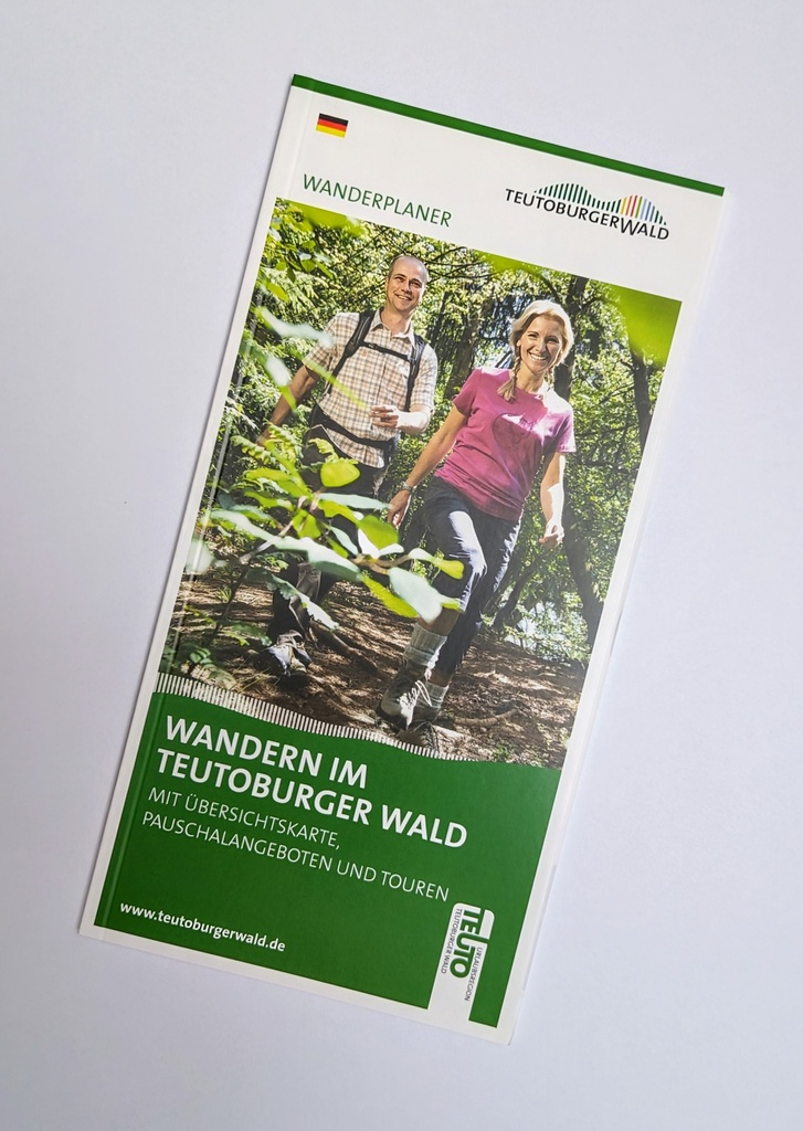 Wandern im Teutoburger Wald (Übersichtskarte)